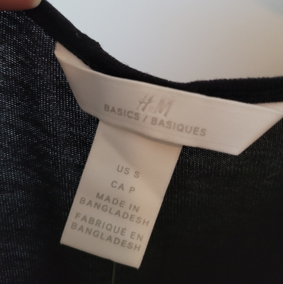 NWT Black Button Front Vneck Dress Soft Jersey Small - Picture 5 of 5